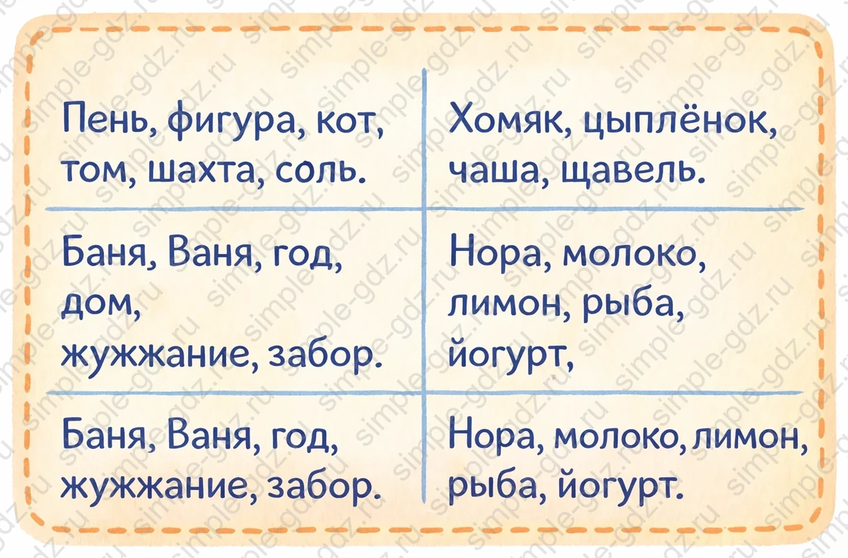 Ответ к рабочей тетради по русскому языку 1 класс Канакина, Горецкий страница 48
