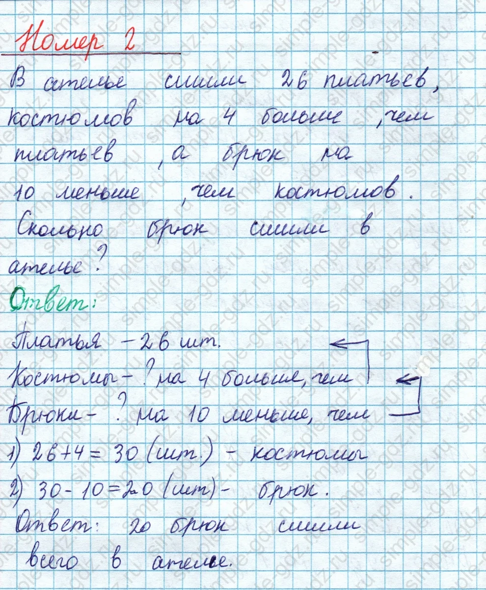 matematika class-2 Математика 2 класс учебник Моро, Бантова 1, 2 часть - 1 Часть страница 108 ответ Номер 2