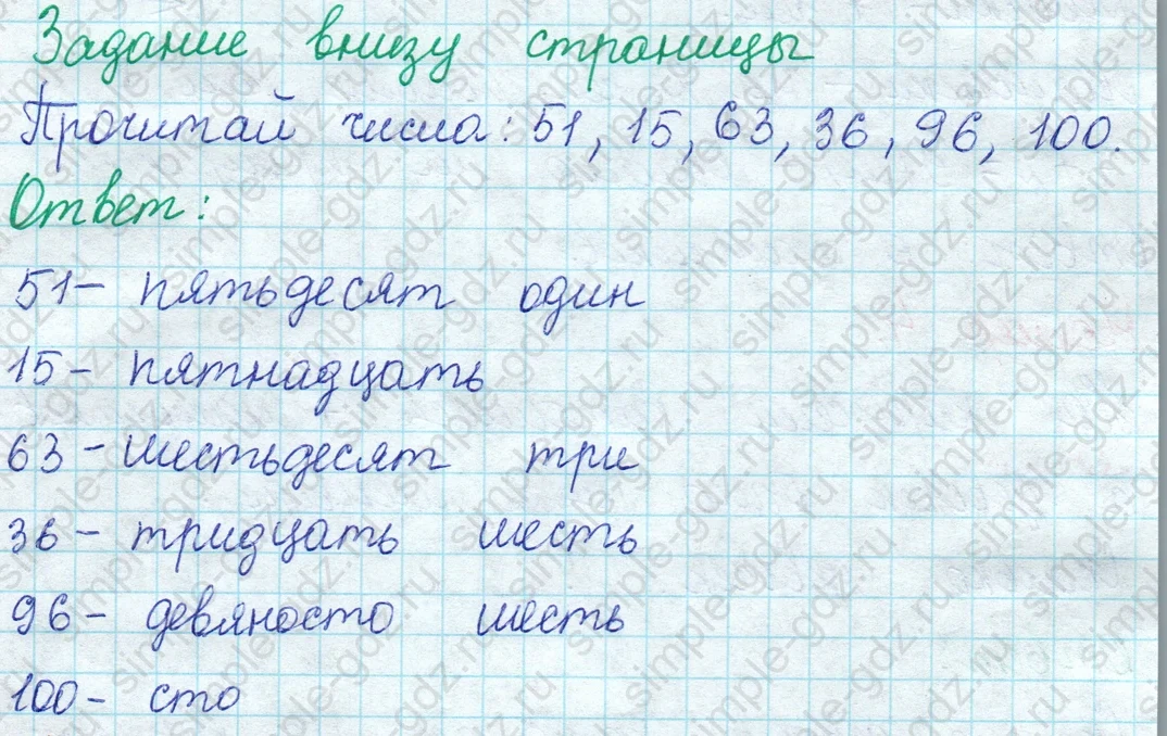 matematika class-2 Математика 2 класс учебник Моро, Бантова 1, 2 часть - 1 Часть страница 7 ответ Задание внизу страницы