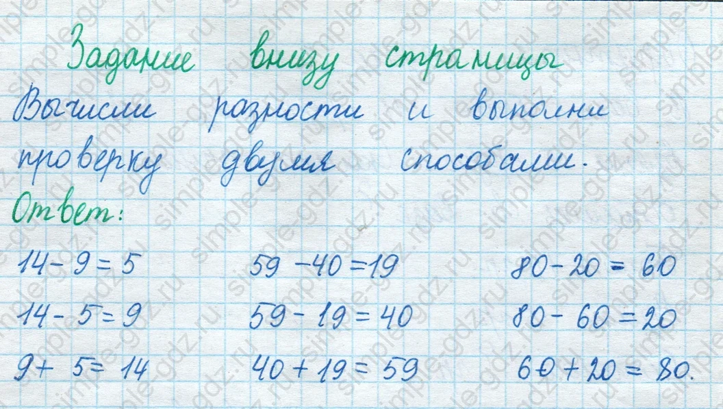 matematika class-2 Математика 2 класс учебник Моро, Бантова 1, 2 часть - 1 Часть страница 87 ответ Задание внизу страницы