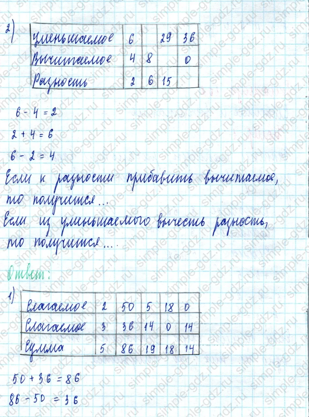 matematika class-2 Математика 2 класс учебник Моро, Бантова 1, 2 часть - 2 Часть страница 102 ответ Номер 1