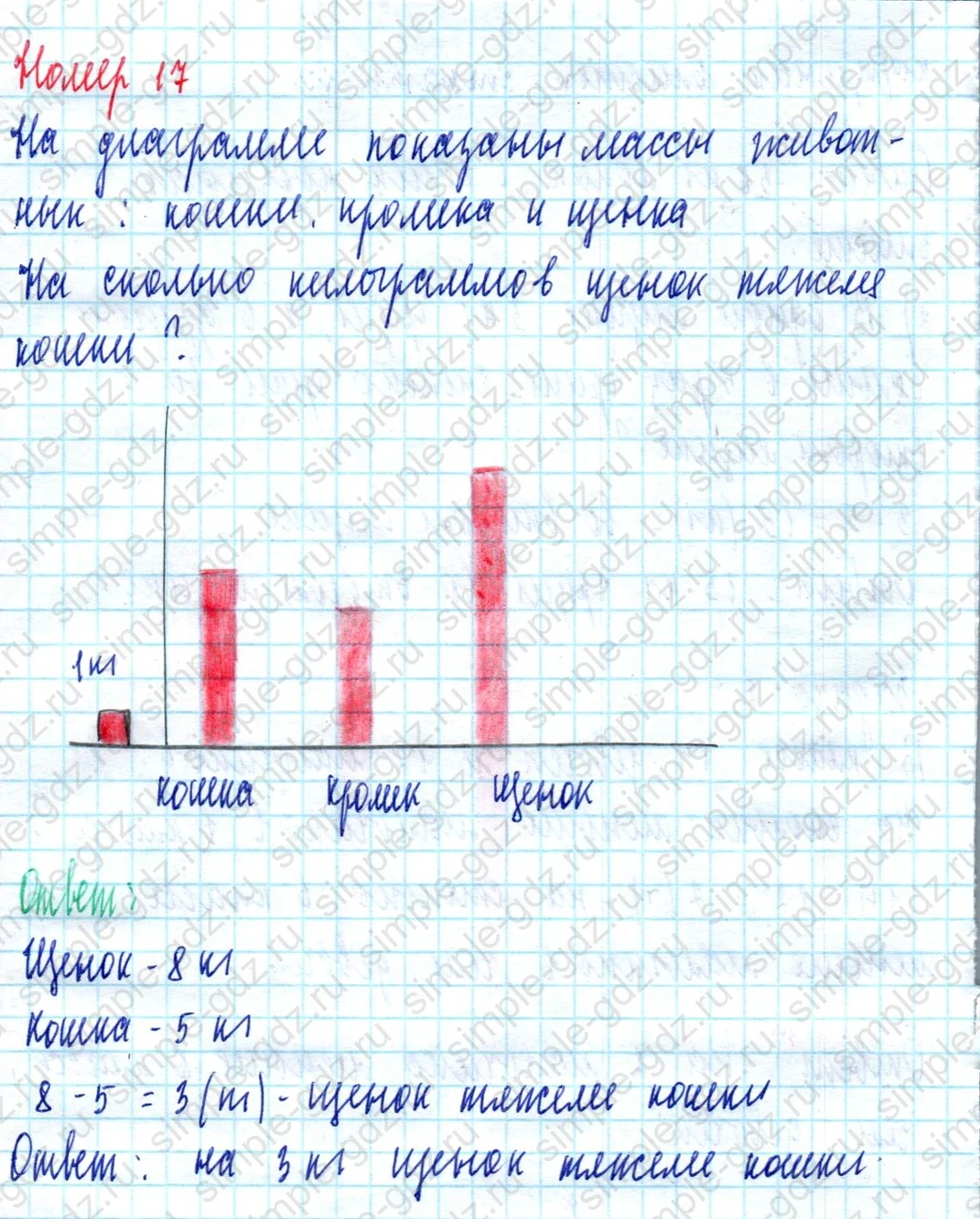 matematika class-2 Математика 2 класс учебник Моро, Бантова 1, 2 часть - 2 Часть страница 107 ответ Номер 17