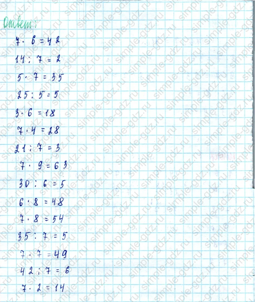 matematika class-2 Математика 2 класс учебник Моро, Бантова 1, 2 часть - 2 Часть страница 84 ответ Номер 1