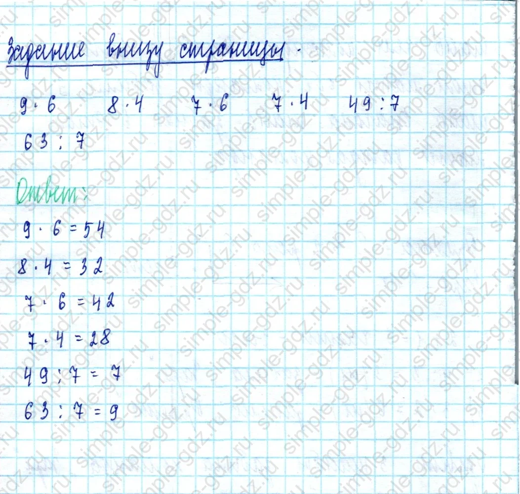 matematika class-2 Математика 2 класс учебник Моро, Бантова 1, 2 часть - 2 Часть страница 84 ответ Задание внизу страницы