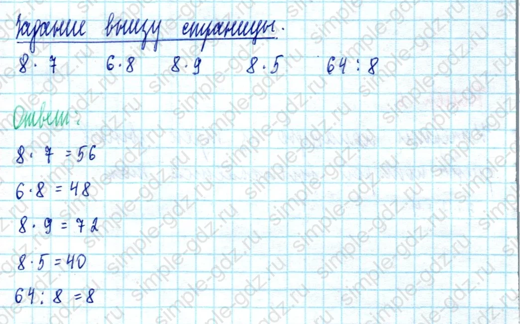 matematika class-2 Математика 2 класс учебник Моро, Бантова 1, 2 часть - 2 Часть страница 88 ответ Задание внизу страницы