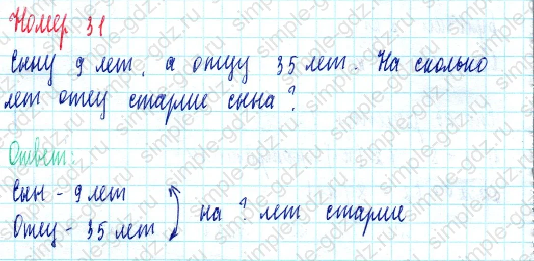 matematika class-2 Математика 2 класс учебник Моро, Бантова 1, 2 часть - 2 Часть страница 99 ответ Номер 31