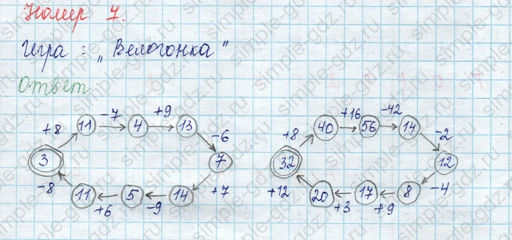 matematika class-2 Математика 2 класс учебник Петерсон 1, 2 и 3 часть - 1 Часть страница 17 ответ Номер 7