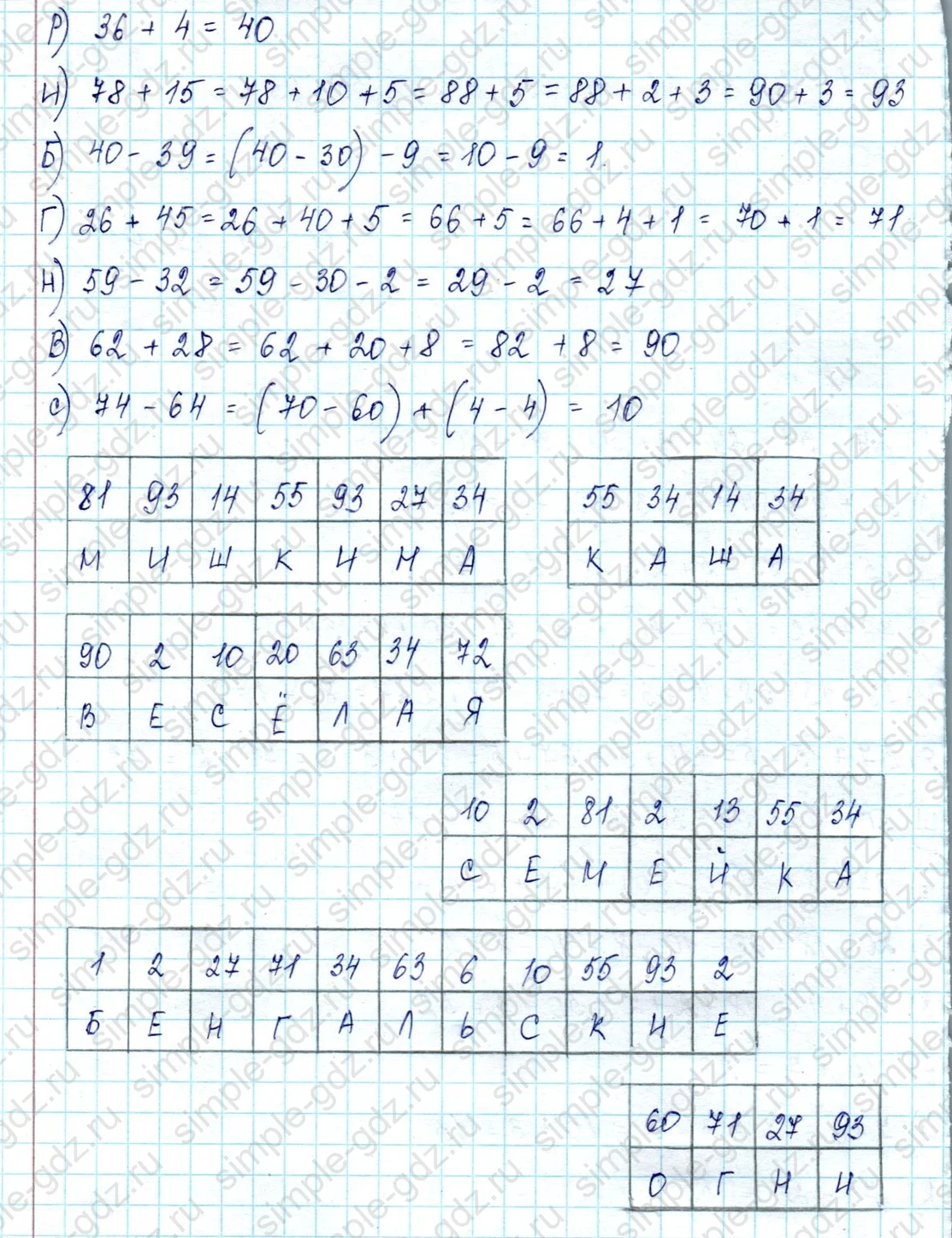 matematika class-2 Математика 2 класс учебник Петерсон 1, 2 и 3 часть - 1 Часть страница 28 ответ Номер 10