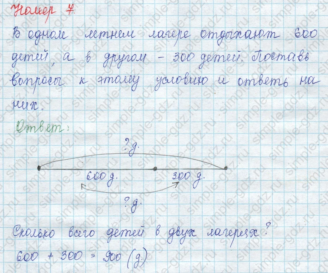 matematika class-2 Математика 2 класс учебник Петерсон 1, 2 и 3 часть - 1 Часть страница 35 ответ Номер 7