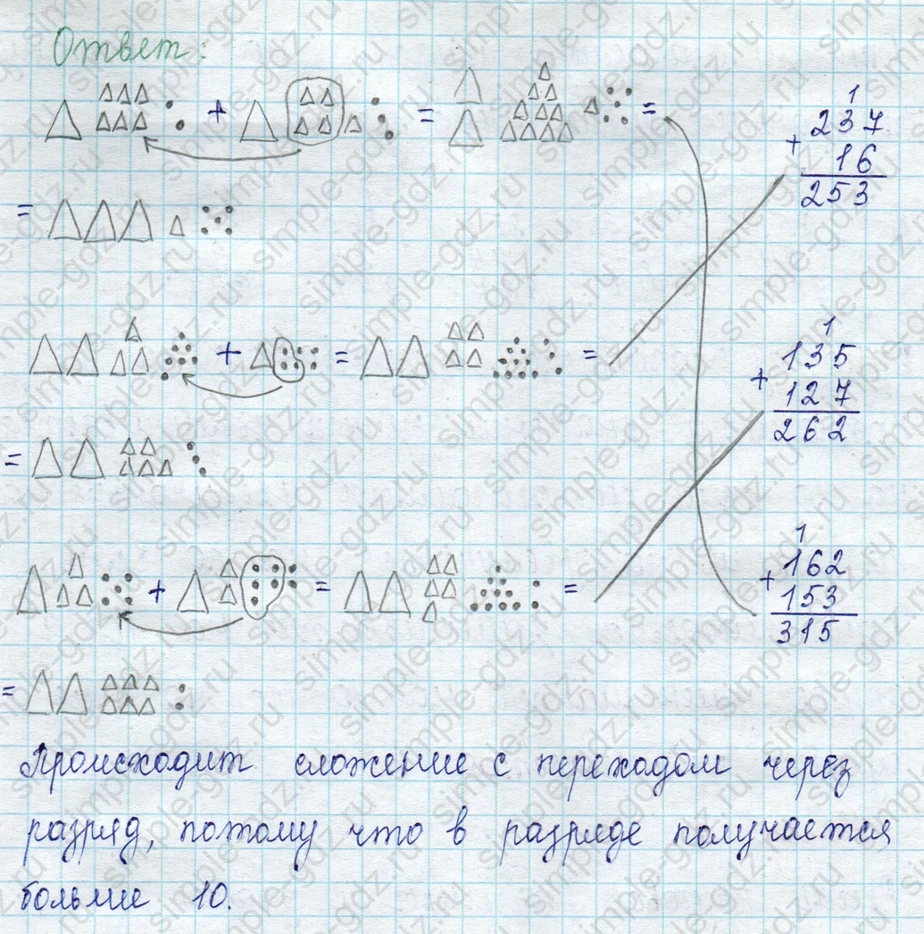 matematika class-2 Математика 2 класс учебник Петерсон 1, 2 и 3 часть - 1 Часть страница 54 ответ Номер 1