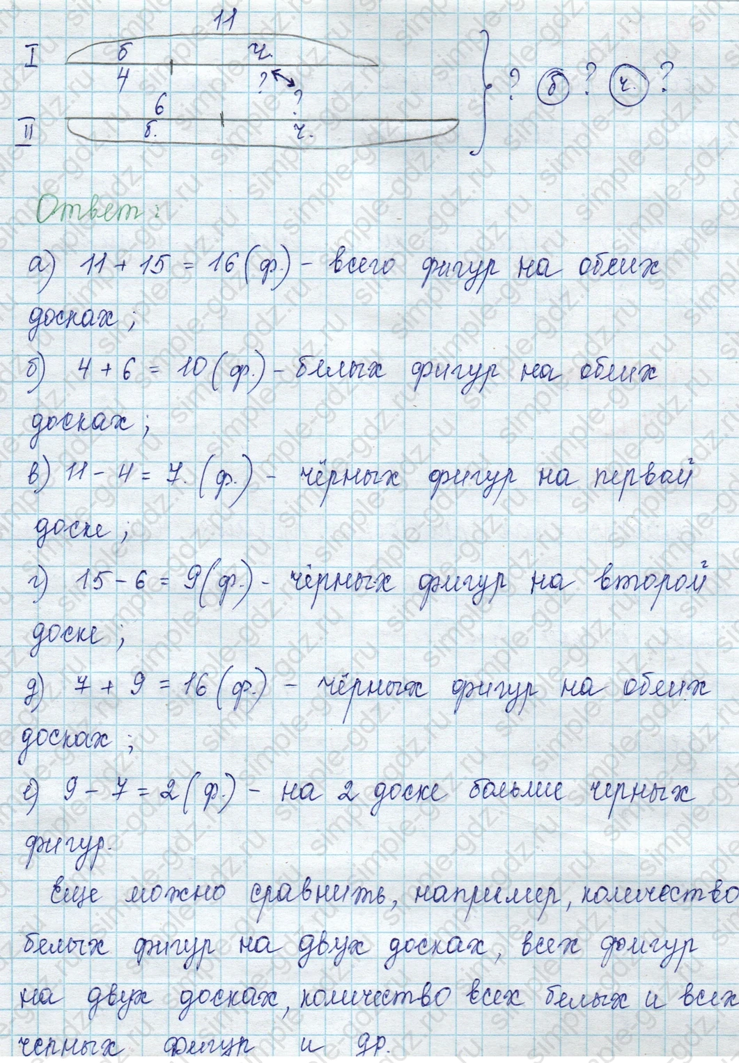 matematika class-2 Математика 2 класс учебник Петерсон 1, 2 и 3 часть - 1 Часть страница 5 ответ Номер 11