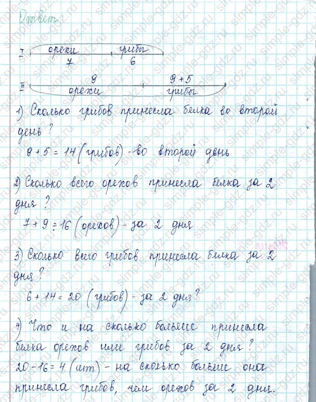 matematika class-2 Математика 2 класс учебник Петерсон 1, 2 и 3 часть - 1 Часть страница 71 ответ Номер 5