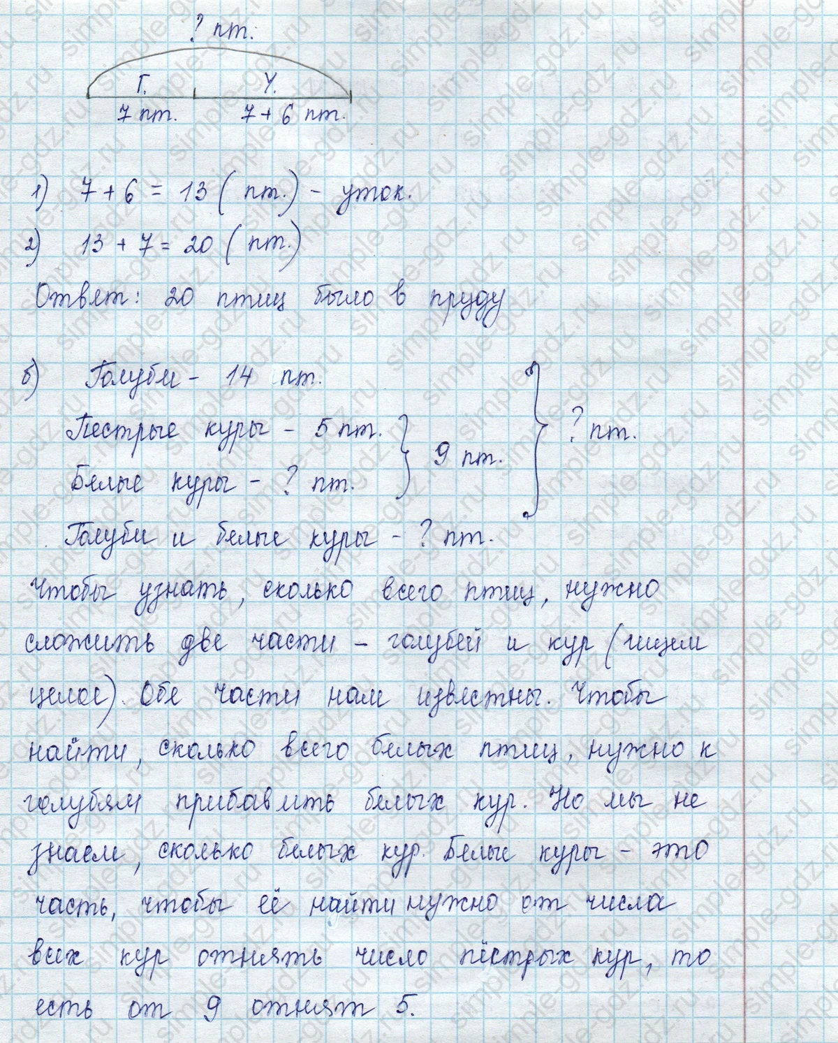 matematika class-2 Математика 2 класс учебник Петерсон 1, 2 и 3 часть - 1 Часть страница 74 ответ Номер 2