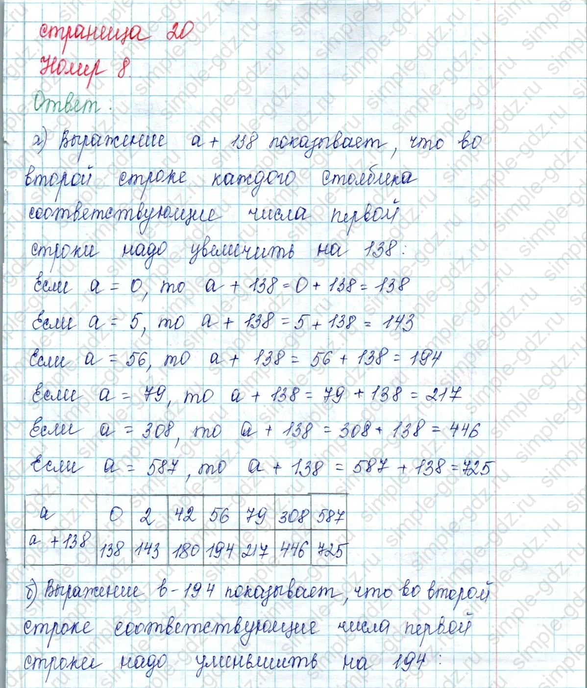 matematika class-2 Математика 2 класс учебник Петерсон 1, 2 и 3 часть - 2 Часть страница 20 ответ Номер 8