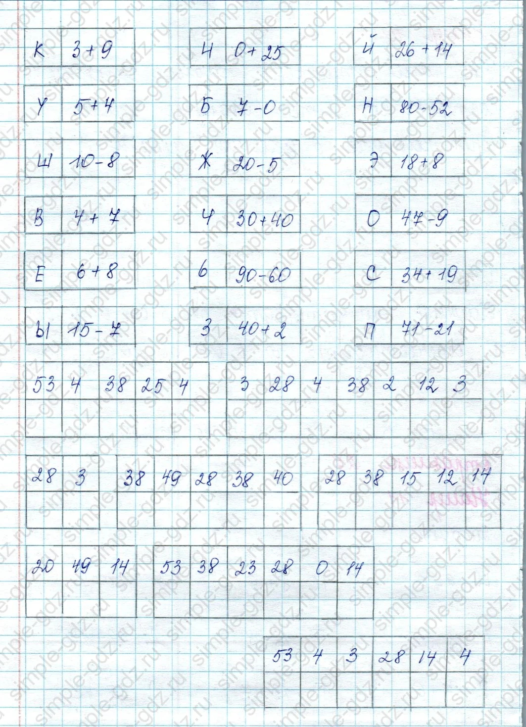 matematika class-2 Математика 2 класс учебник Петерсон 1, 2 и 3 часть - 2 Часть страница 27 ответ Номер 11. Загадка