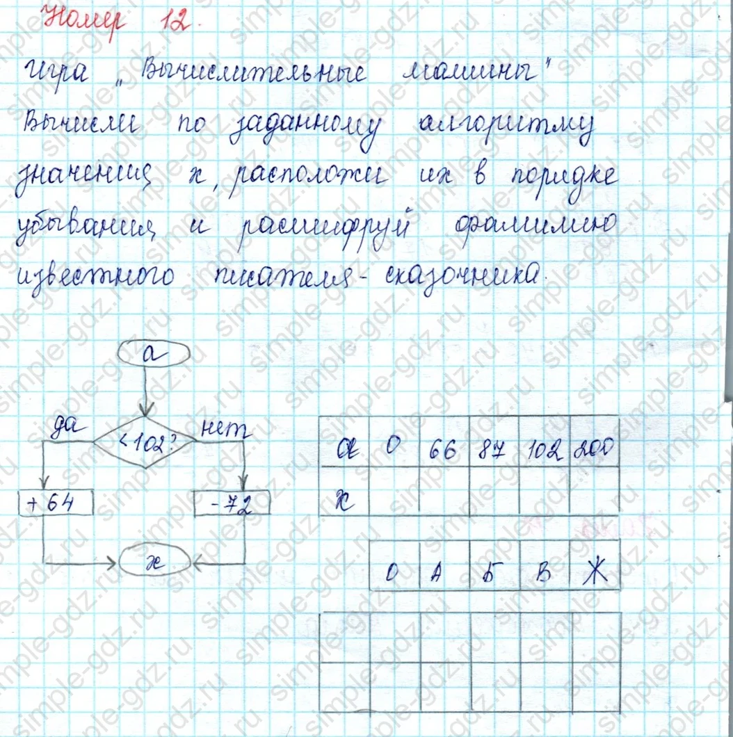 matematika class-2 Математика 2 класс учебник Петерсон 1, 2 и 3 часть - 2 Часть страница 60 ответ 12 (Игра