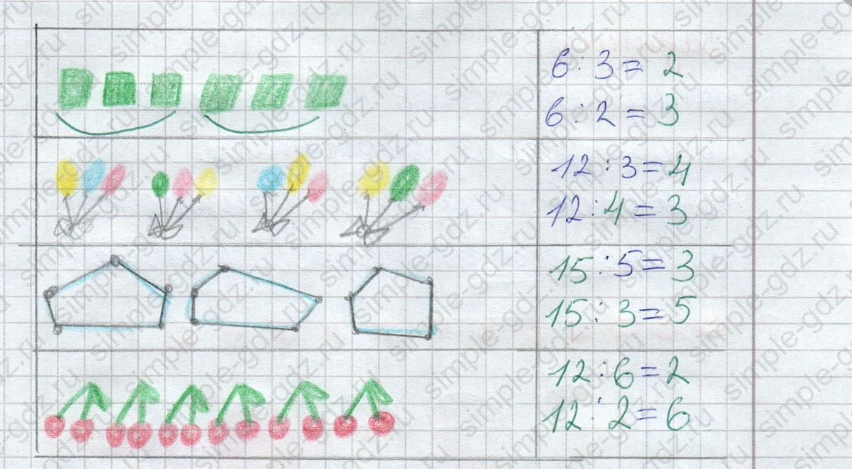 matematika class-2 Математика 2 класс рабочая тетрадь Дорофеев, Миракова часть 1 и 2 - 1 Часть страница 88 ответ Задание 1