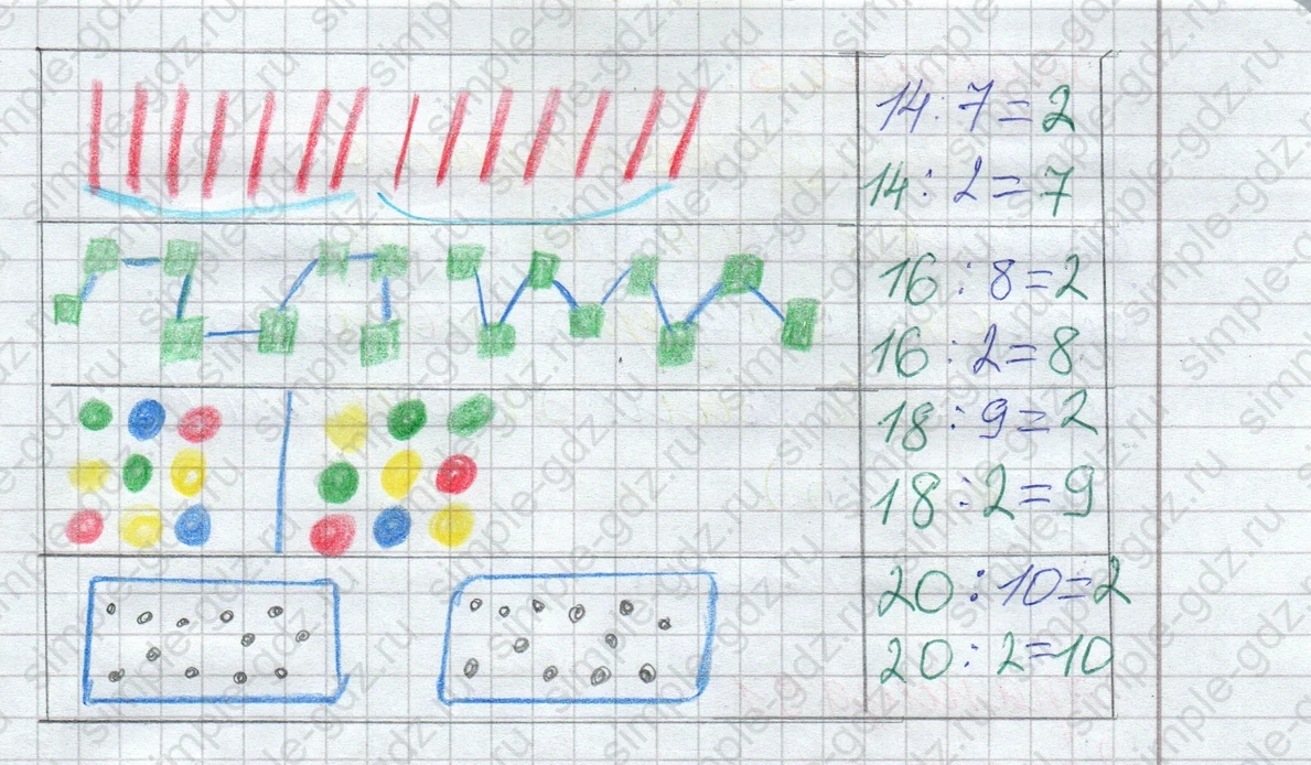 matematika class-2 Математика 2 класс рабочая тетрадь Дорофеев, Миракова часть 1 и 2 - 1 Часть страница 90 ответ Задание 1