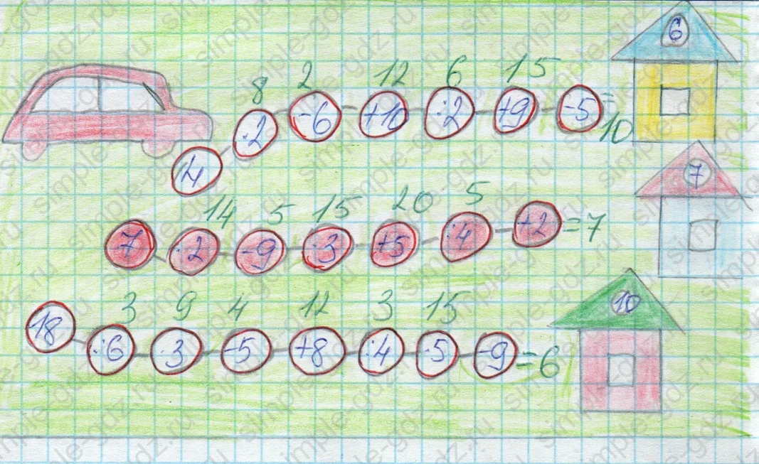 matematika class-2 Математика 2 класс рабочая тетрадь Дорофеев, Миракова часть 1 и 2 - 2 Часть страница 11 ответ 6