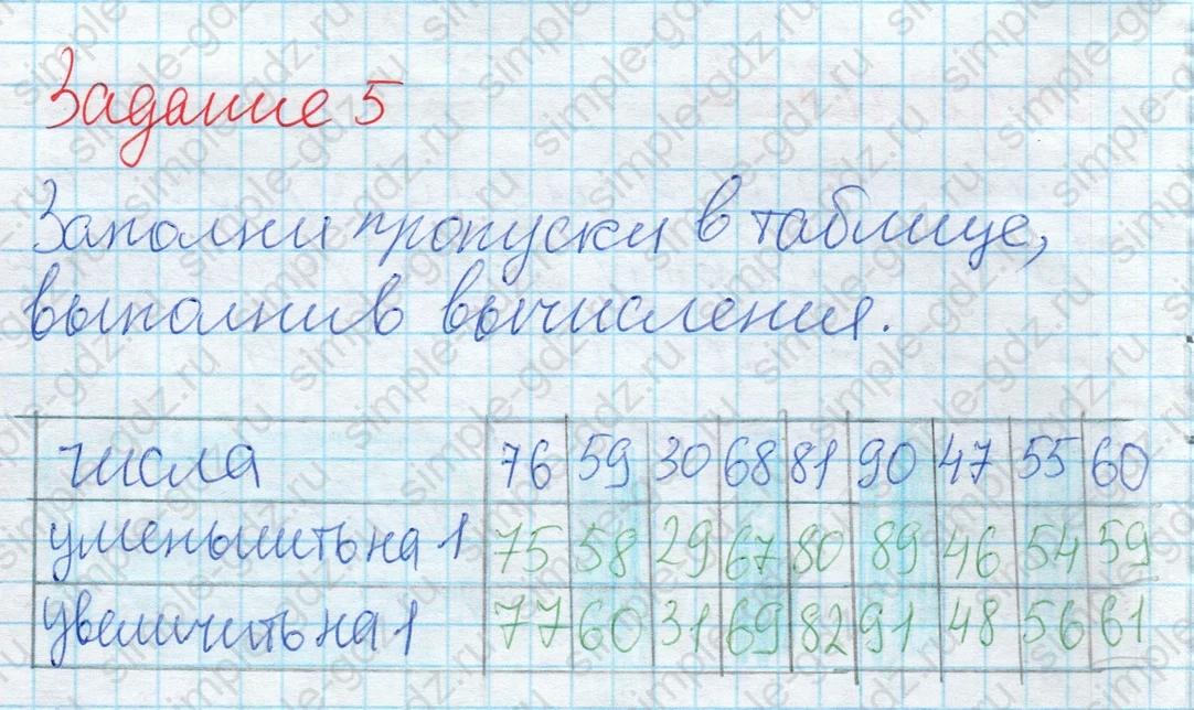 matematika class-2 Математика 2 класс рабочая тетрадь Дорофеев, Миракова часть 1 и 2 - 2 Часть страница 26 ответ 5
