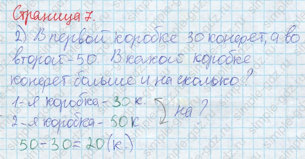 matematika class-2 Математика 2 класс учебник Дорофеев, Миракова часть 1, 2 - 2 Часть страница 7 ответ 2