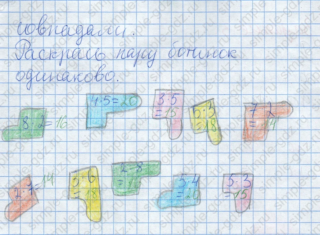 matematika class-2 Математика 2 класс учебник Дорофеев, Миракова часть 1, 2 - 2 Часть страница 82 ответ Задание 1. Пары ботинок.