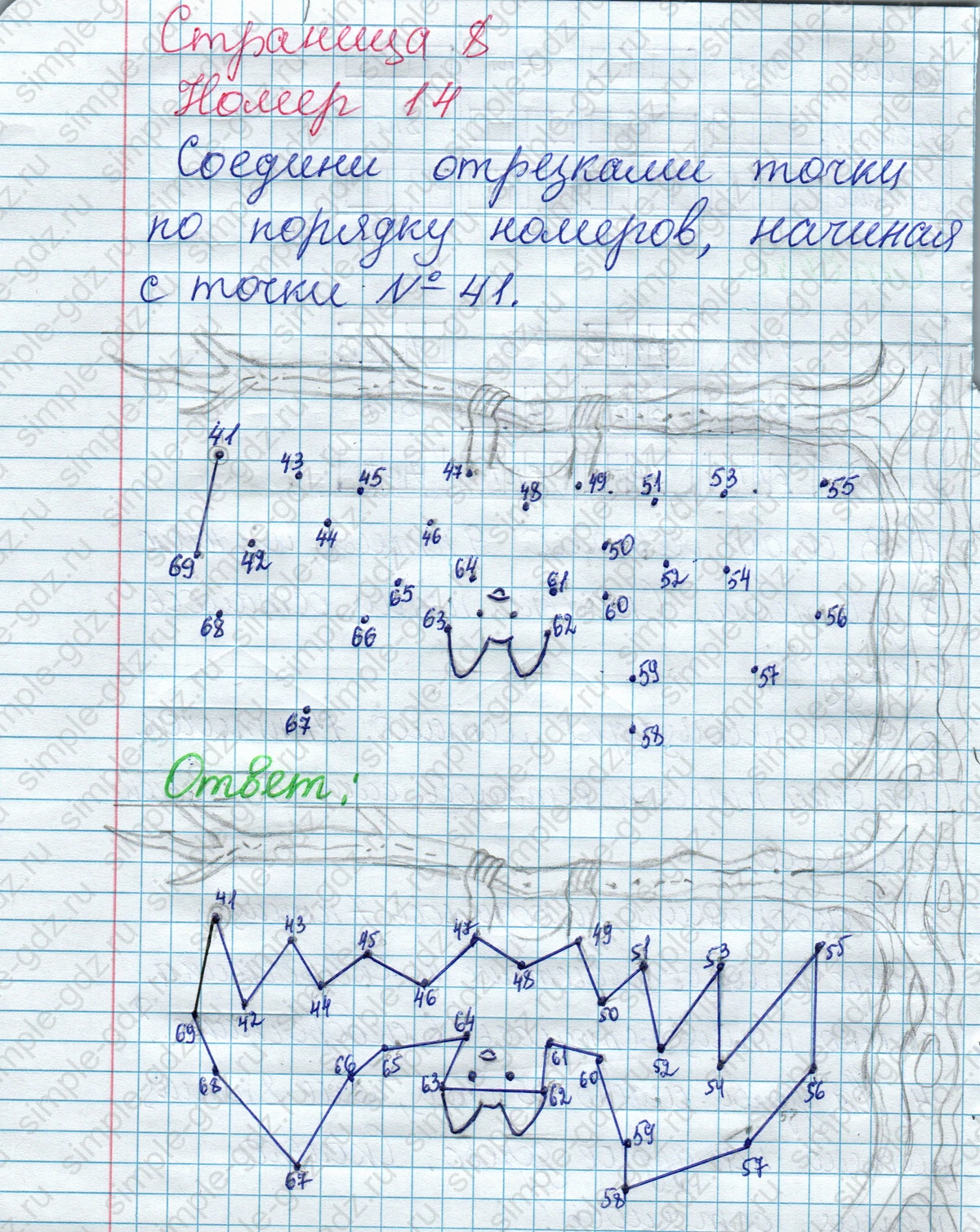 matematika class-2 Математика 2 класс рабочая тетрадь Моро, Волкова 1, 2 часть - 1 Часть страница 8 Ответ Номер 14 2020-2023