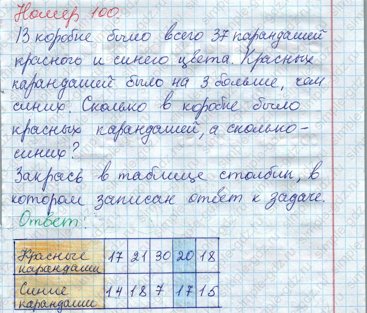 matematika class-2 Математика 2 класс рабочая тетрадь Моро, Волкова 1, 2 часть - 2 Часть страница 38 Ответ Номер 100 2020