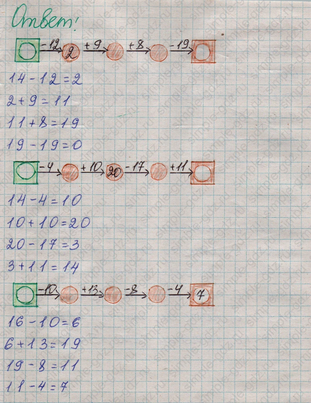 matematika class-2 Математика 2 класс учебник Дорофеев, Миракова часть 1, 2 - 1 Часть страница 33 ответ Номер 1