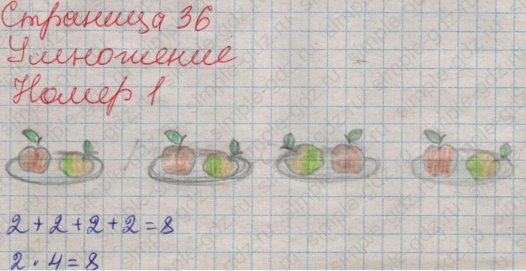 matematika class-2 Математика 2 класс учебник Дорофеев, Миракова часть 1, 2 - 1 Часть страница 36 ответ Номер 1