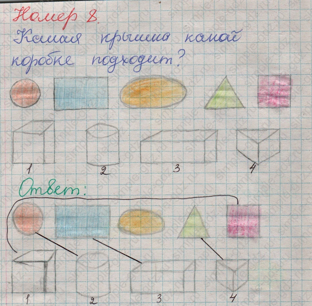 matematika class-2 Математика 2 класс учебник Дорофеев, Миракова часть 1, 2 - 1 Часть страница 7 ответ Номер 8