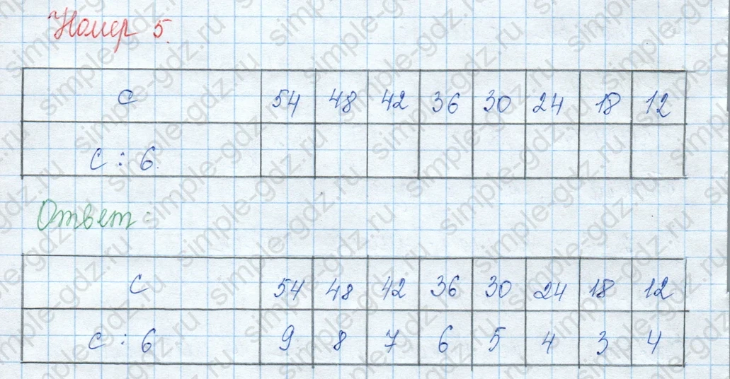 matematika class-3 Математика 3 класс учебник Моро, Бантова 1, 2 часть - 1 Часть страница 39 ответ 5