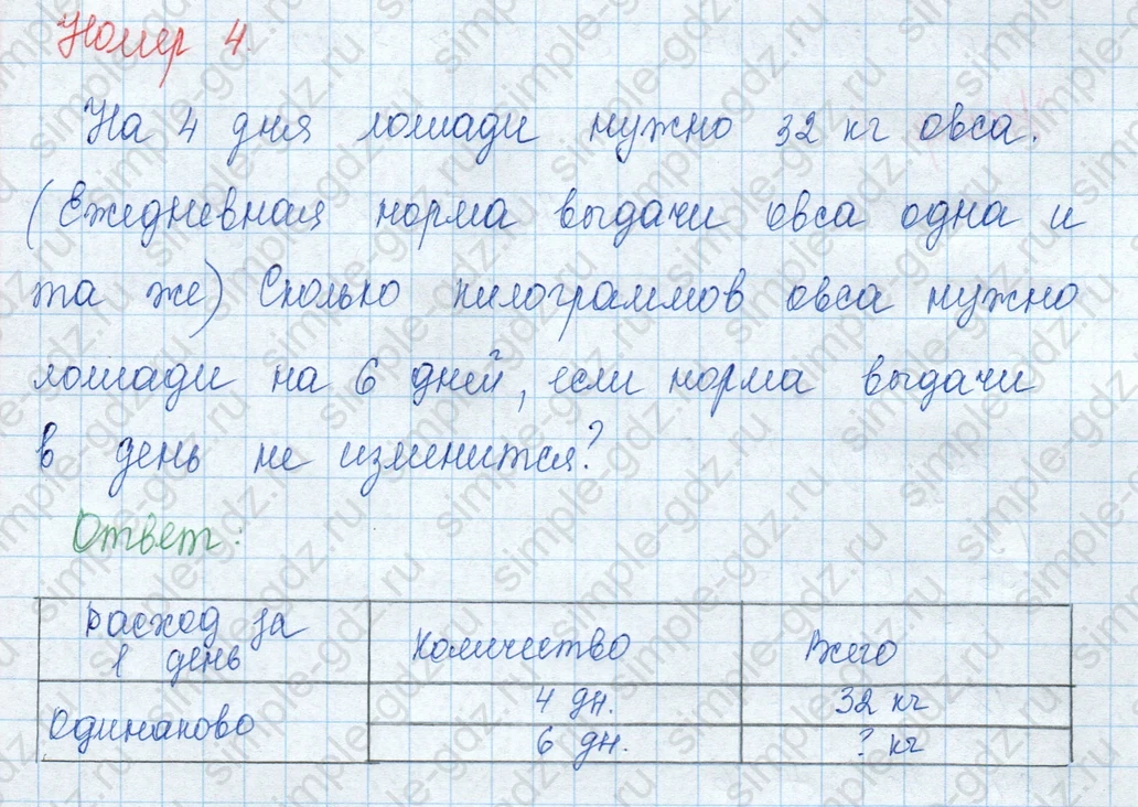 matematika class-3 Математика 3 класс учебник Моро, Бантова 1, 2 часть - 1 Часть страница 54 ответ 4