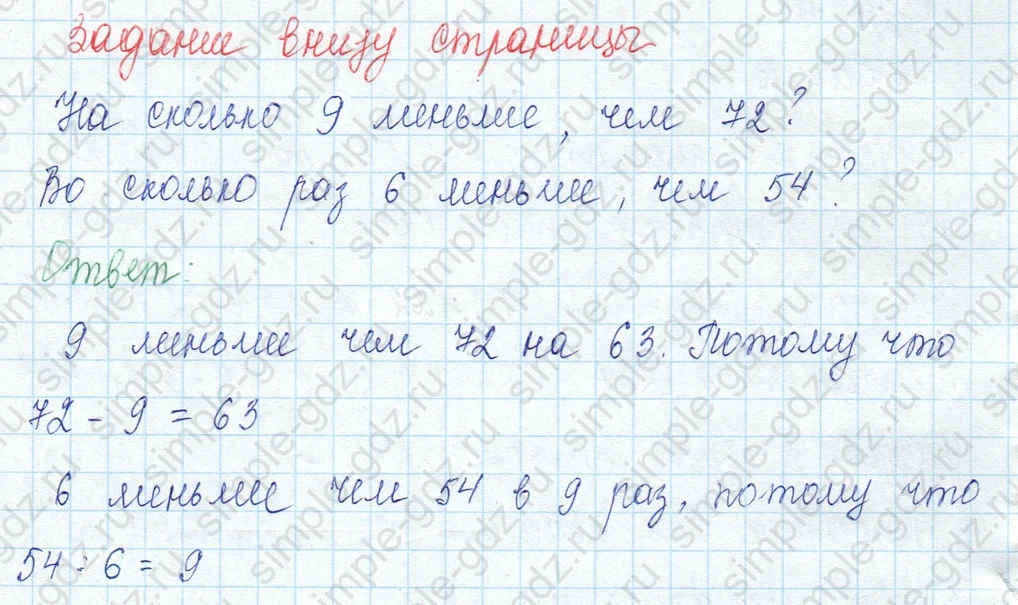 matematika class-3 Математика 3 класс учебник Моро, Бантова 1, 2 часть - 1 Часть страница 85 ответ Задание внизу страницы