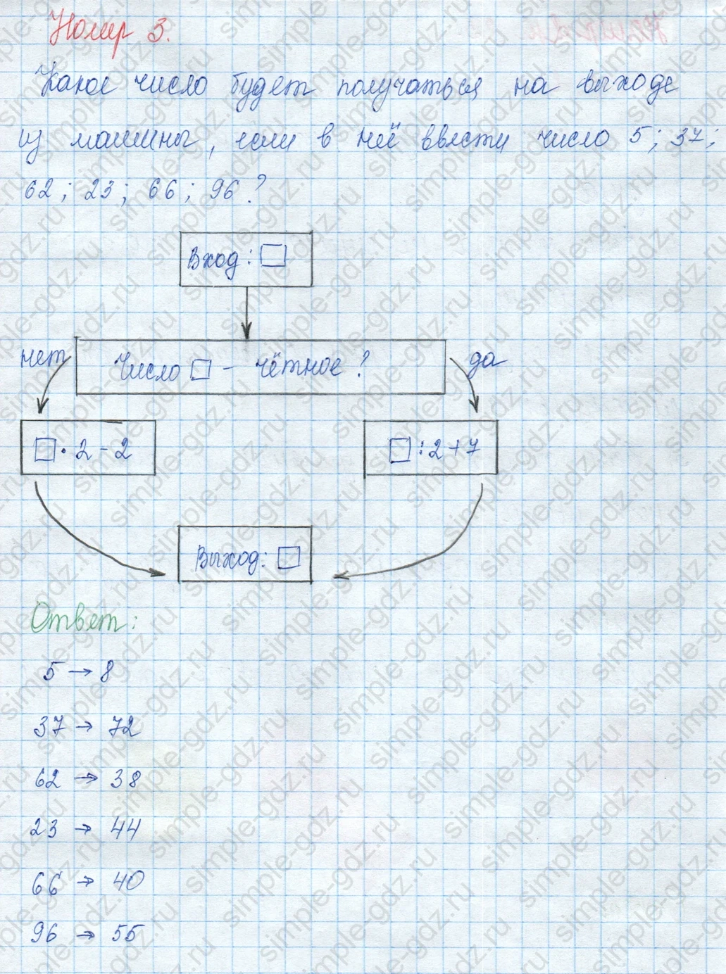 matematika class-3 Математика 3 класс учебник Моро, Бантова 1, 2 часть - 2 Часть страница 23 ответ 3