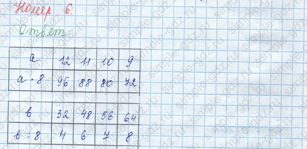 matematika class-3 Математика 3 класс учебник Моро, Бантова 1, 2 часть - 2 Часть страница 44 ответ 6