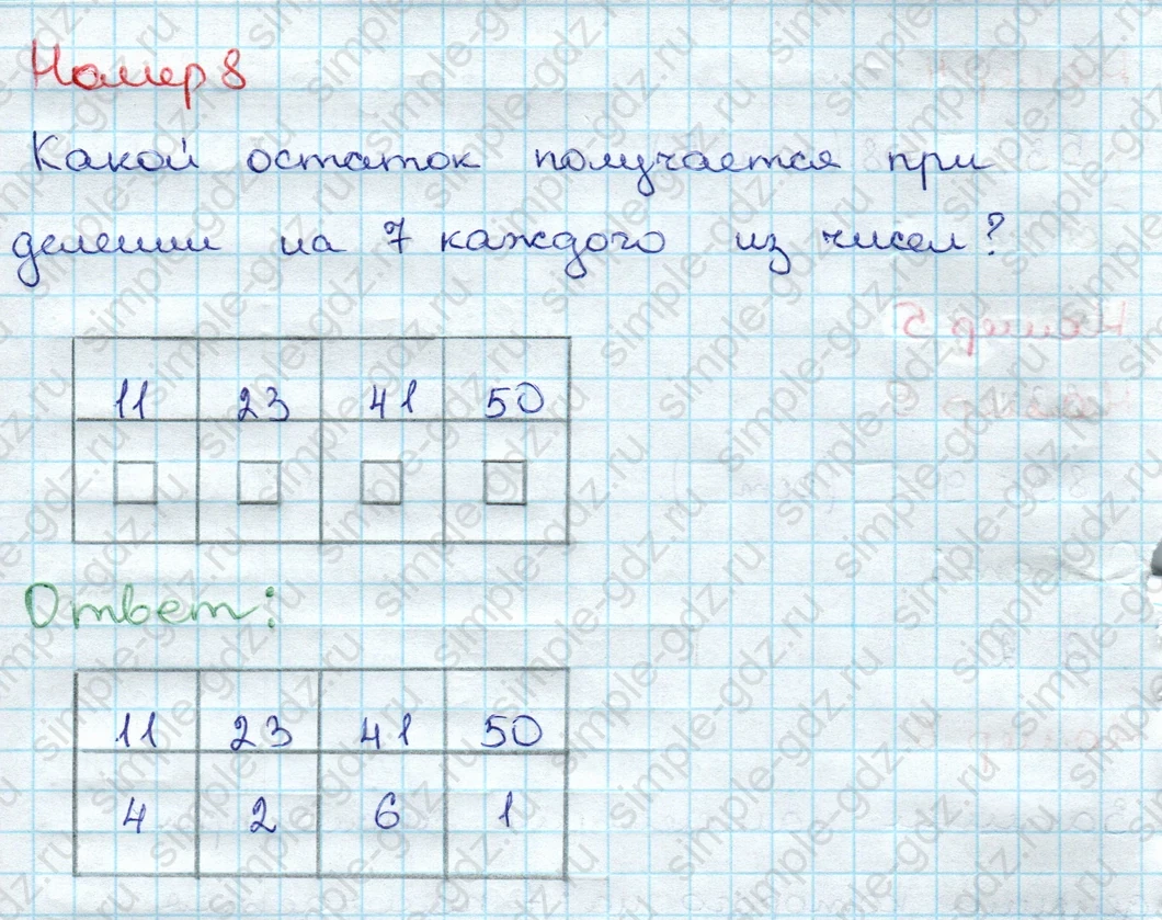 matematika class-3 Проверочные работы по математике 3 класс Волкова - 1 Часть страница 61 ответ Номер 8