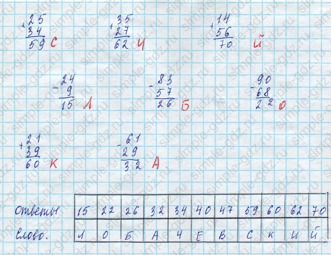 matematika class-3 Математика 3 класс рабочая тетрадь Дорофеев, Миракова часть 1 и 2 - 1 Часть страница 46 ответ 10