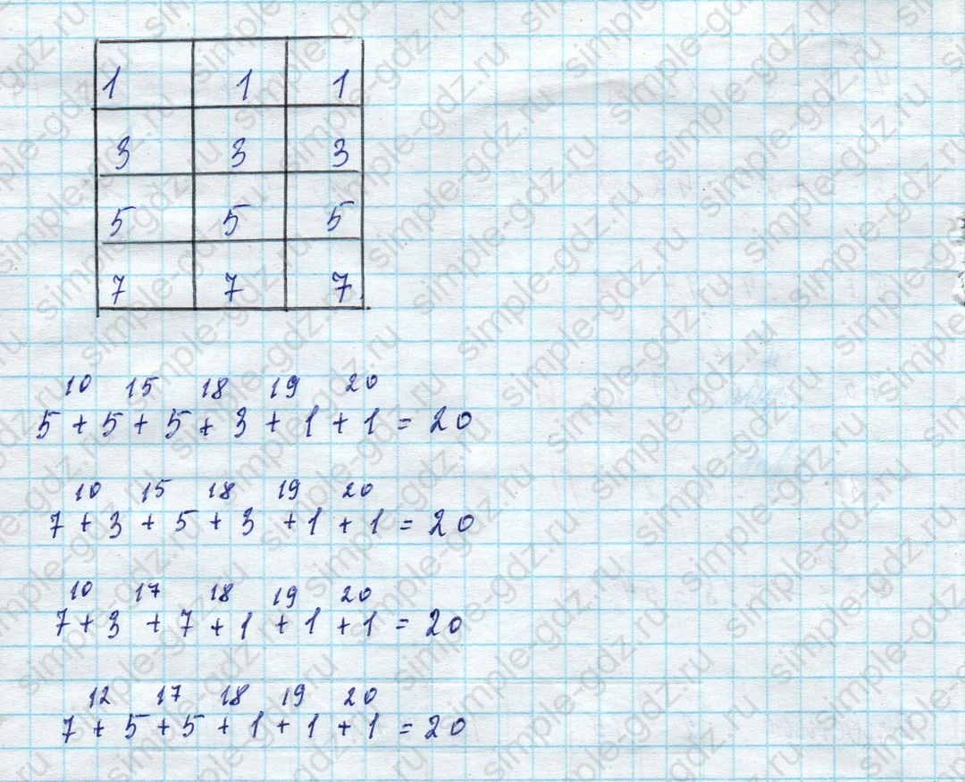 matematika class-3 Математика 3 класс рабочая тетрадь Дорофеев, Миракова часть 1 и 2 - 1 Часть страница 65 ответ 7