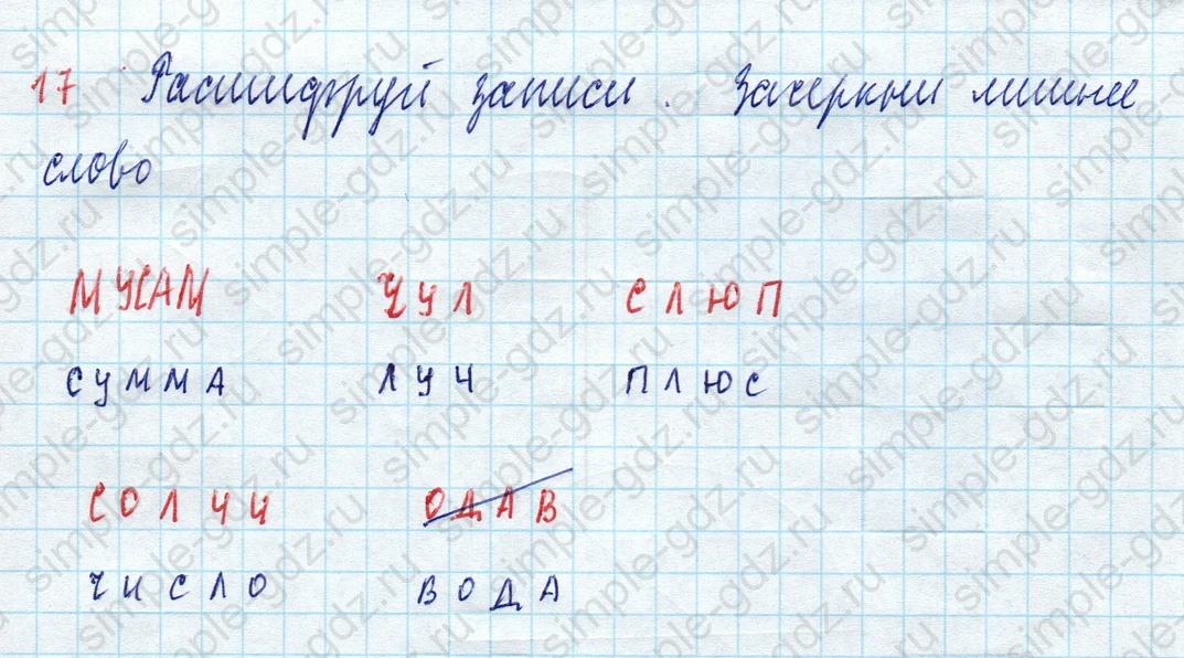 matematika class-3 Математика 3 класс рабочая тетрадь Дорофеев, Миракова часть 1 и 2 - 1 Часть страница 94 ответ Расшифруй записи