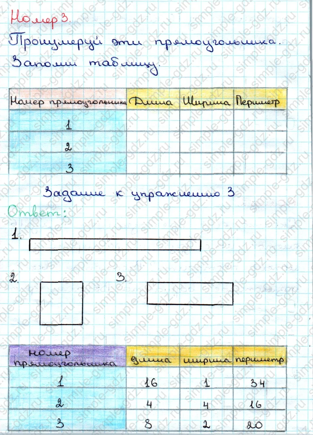 matematika class-3 Математика 3 класс учебник Дорофеев, Миракова часть 1, 2 - 1 Часть страница 126 ответ Номер 3, Задание к упражнению 3