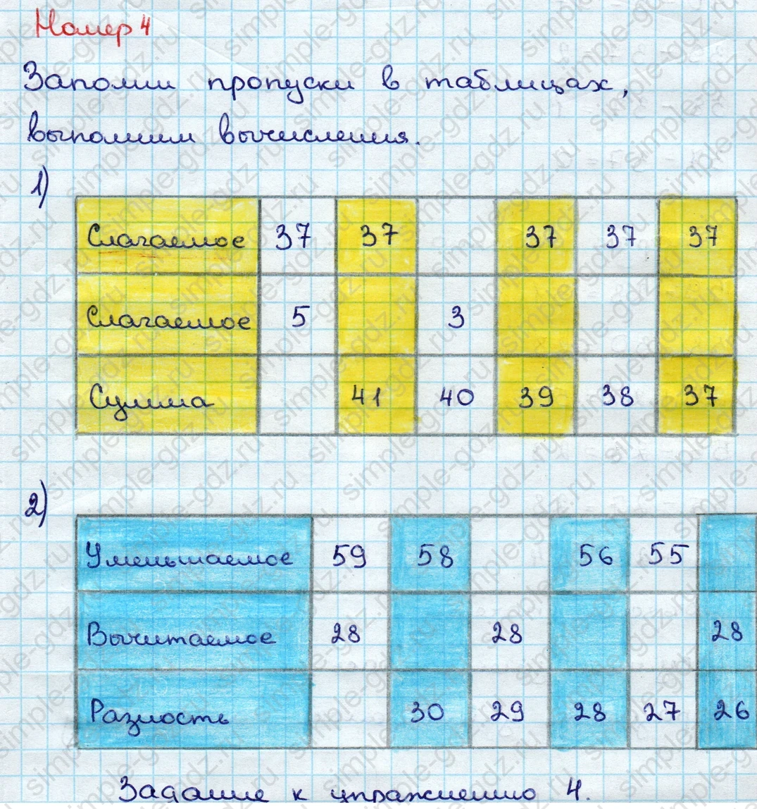 matematika class-3 Математика 3 класс учебник Дорофеев, Миракова часть 1, 2 - 1 Часть страница 38 ответ Номер 4