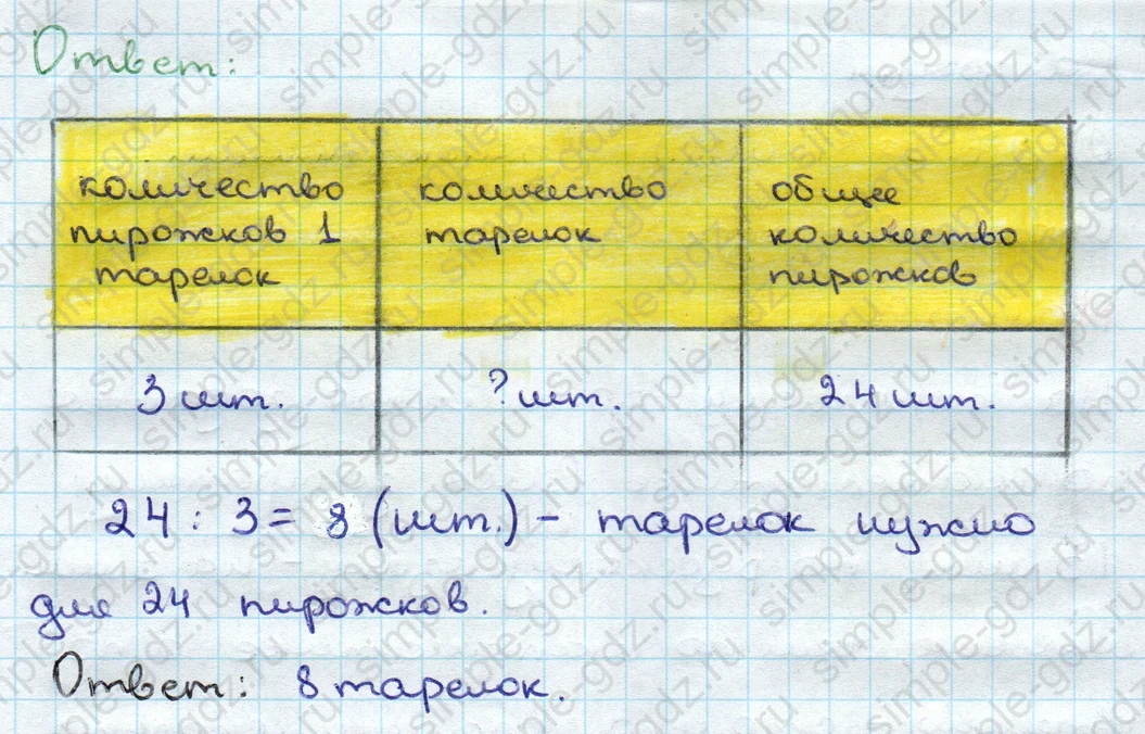 matematika class-3 Математика 3 класс учебник Дорофеев, Миракова часть 1, 2 - 1 Часть страница 81 ответ Номер 7