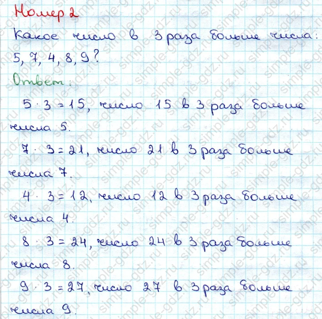 matematika class-3 Математика 3 класс учебник Дорофеев, Миракова часть 1, 2 - 1 Часть страница 81 ответ Номер 2