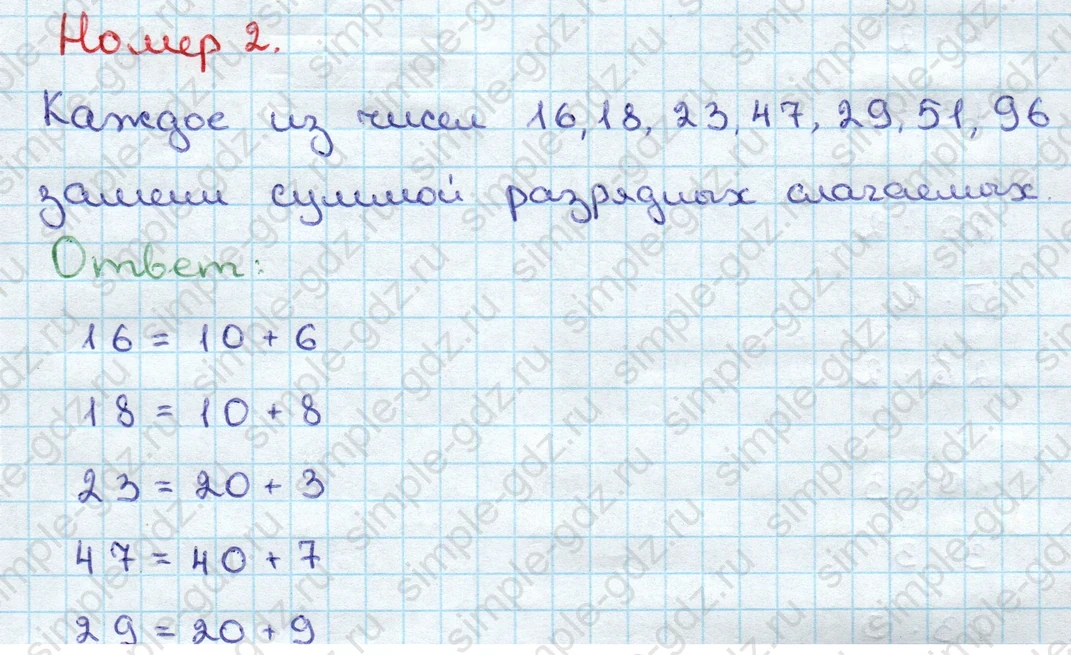 matematika class-3 Математика 3 класс учебник Дорофеев, Миракова часть 1, 2 - 1 Часть страница 94 ответ Номер 2