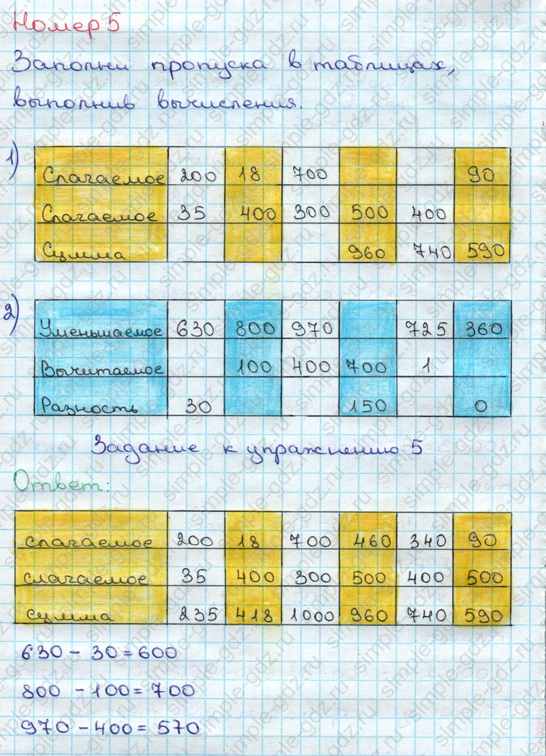 matematika class-3 Математика 3 класс учебник Дорофеев, Миракова часть 1, 2 - 2 Часть страница 102 ответ Номер 5