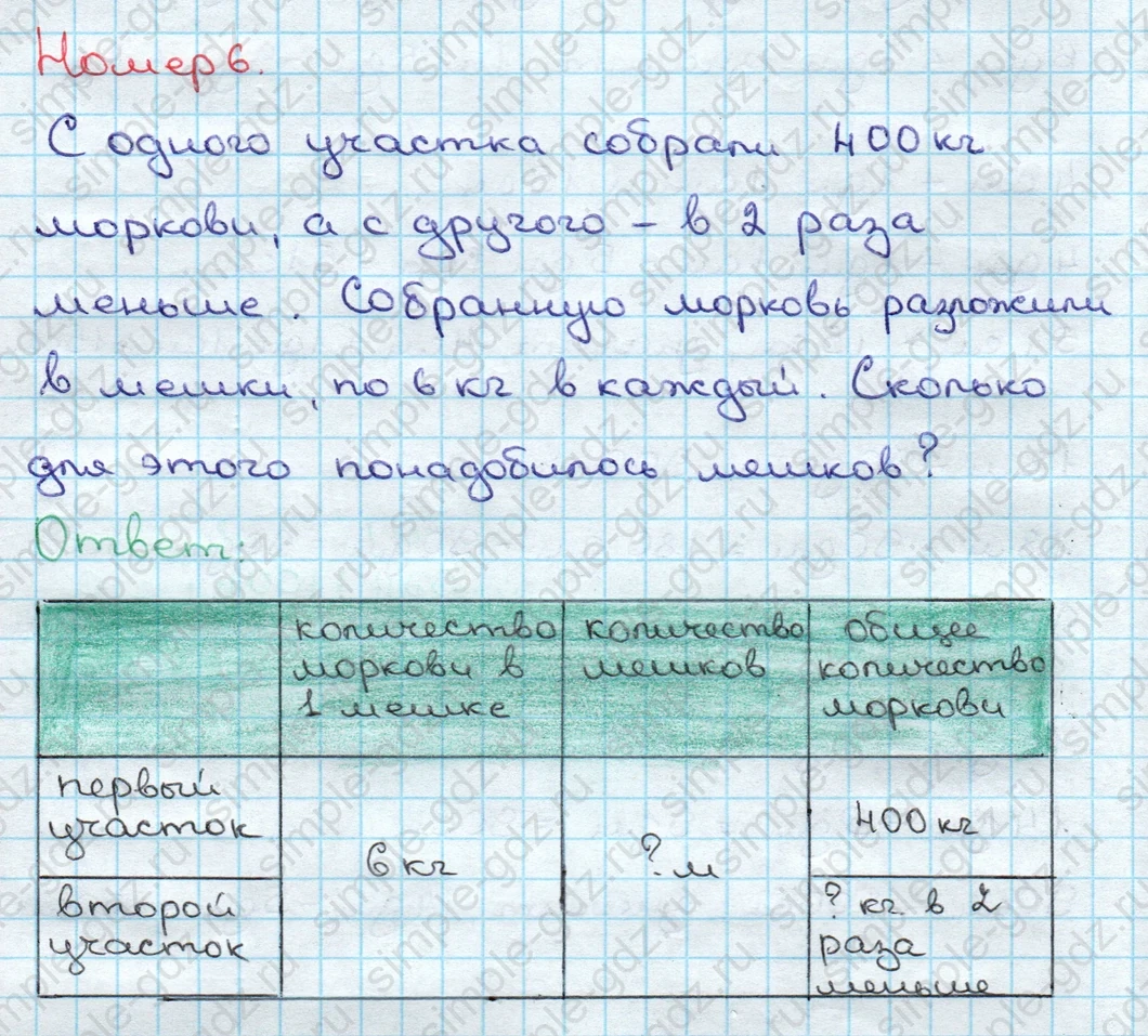 matematika class-3 Математика 3 класс учебник Дорофеев, Миракова часть 1, 2 - 2 Часть страница 105 ответ Номер 6