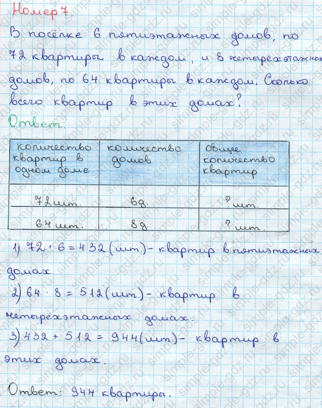 matematika class-3 Математика 3 класс учебник Дорофеев, Миракова часть 1, 2 - 2 Часть страница 114 ответ Номер 7