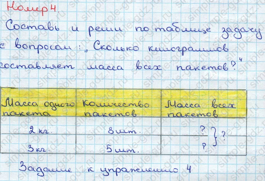 matematika class-3 Математика 3 класс учебник Дорофеев, Миракова часть 1, 2 - 2 Часть страница 22 ответ Номер 4