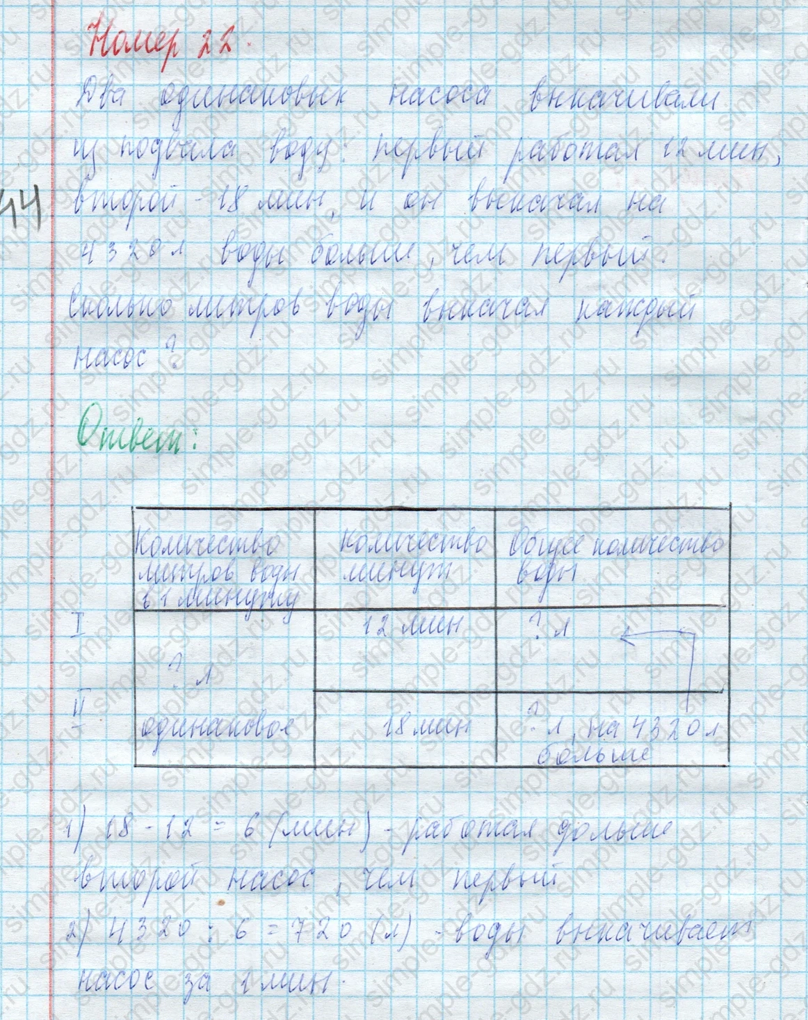 matematika class-4 Математика 4 класс учебник Моро, Бантова 1, 2 часть - 2 Часть страница 100 ответ Номер 22